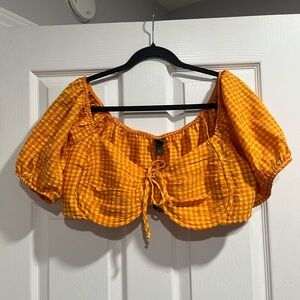 Wild Fable Gingham Crop Top